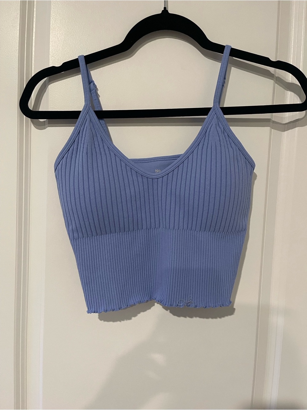 No Boundaries Lavender Ribbed Crop Cami